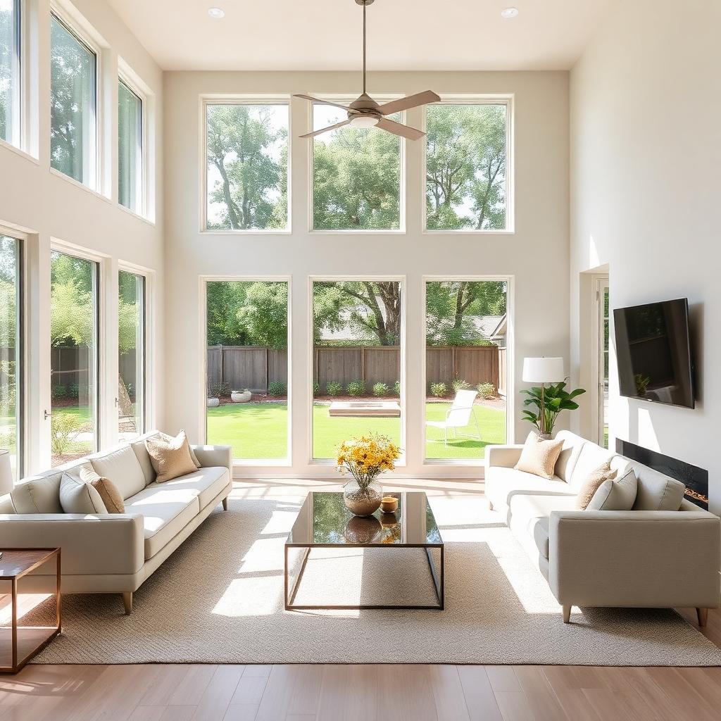 Bright Houston residence interior